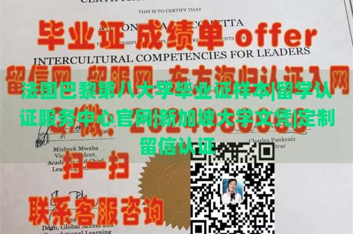 法国巴黎第八大学毕业证样本|留学认证服务中心官网|新加坡大学文凭|定制留信认证